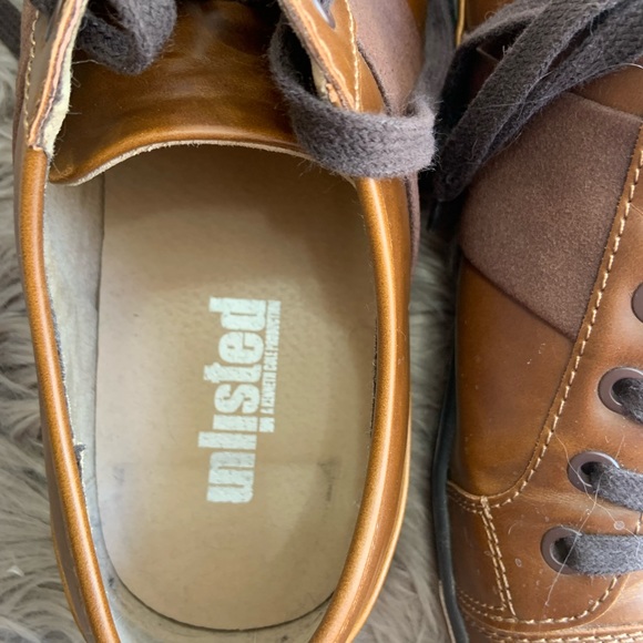 Kenneth Cole “Unlisted”  M-10  brown leather sneaker. - Picture 2 of 6